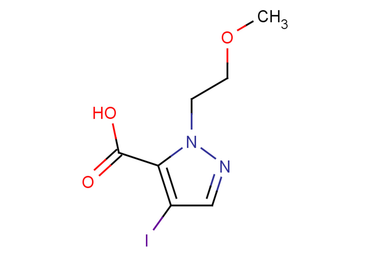 4-iodo-1-(2-methoxyethyl)-1H-pyrazole-5-carboxylic acid