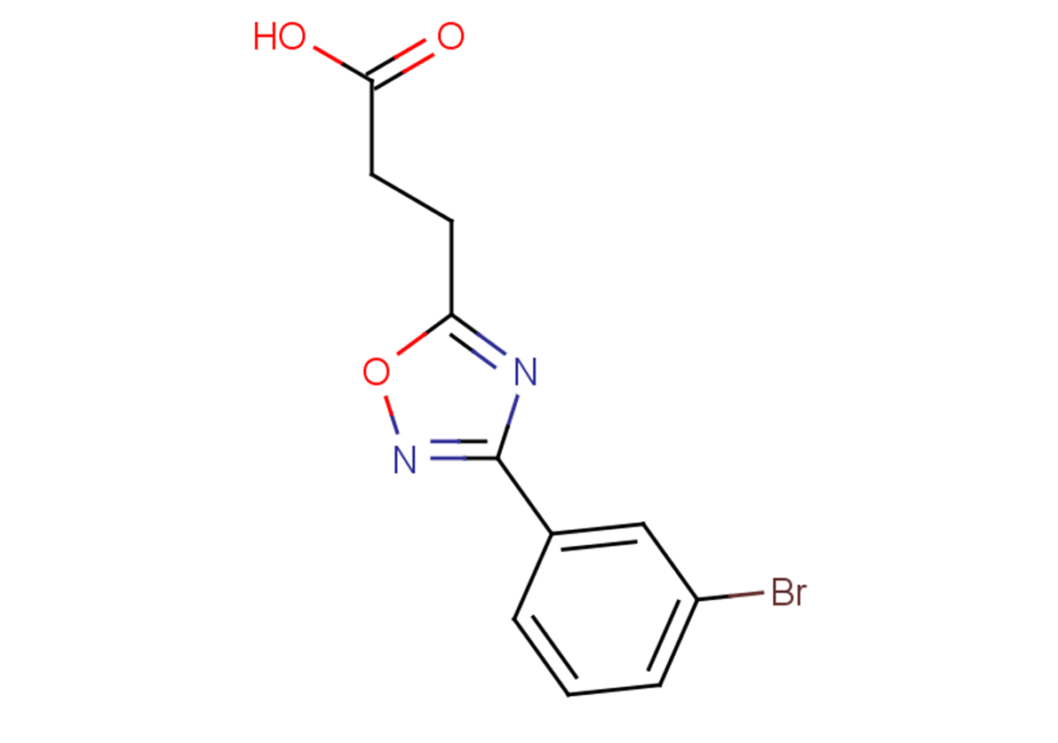 3-[3-(3-bromophenyl)-1,2,4-oxadiazol-5-yl]propanoic acid