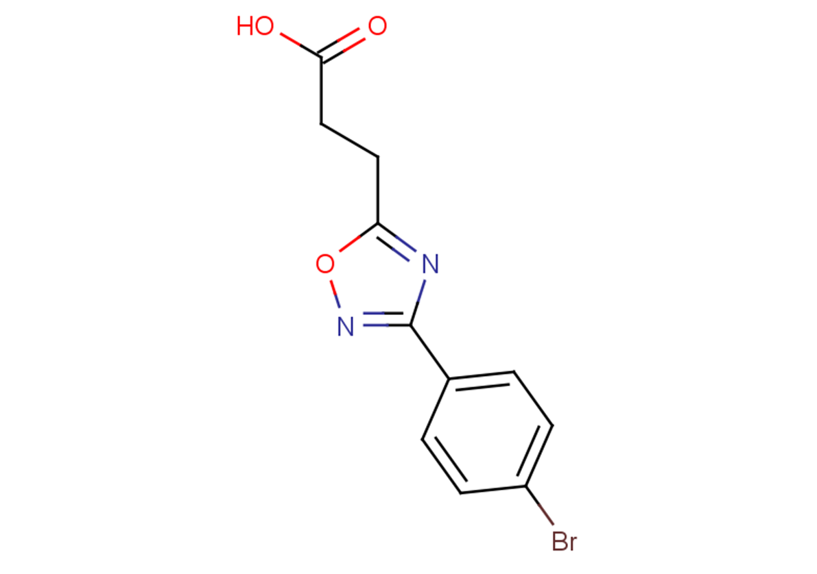3-[3-(4-bromophenyl)-1,2,4-oxadiazol-5-yl]propanoic acid