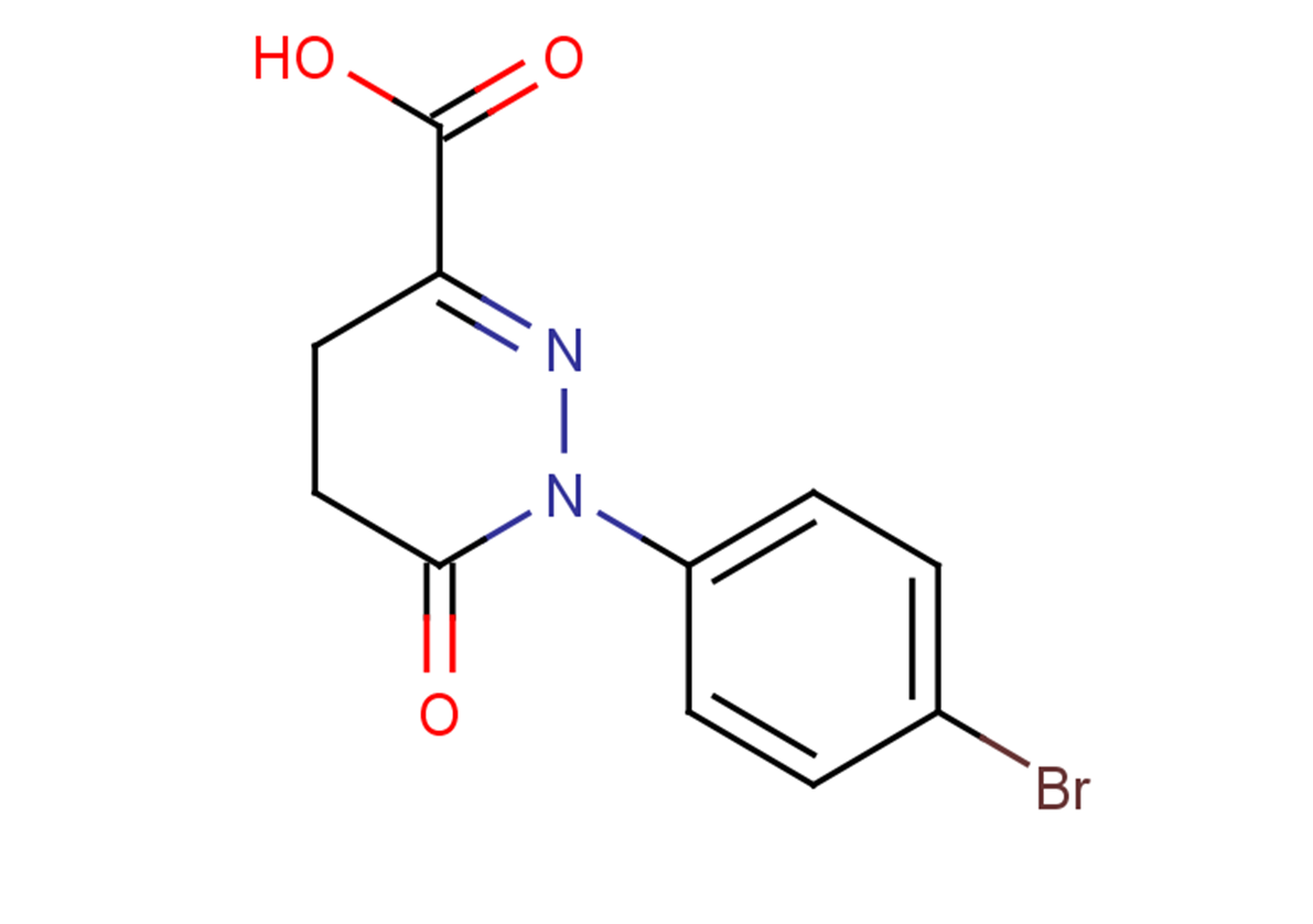 1-(4-bromophenyl)-6-oxo-1,4,5,6-tetrahydropyridazine-3-carboxylic acid