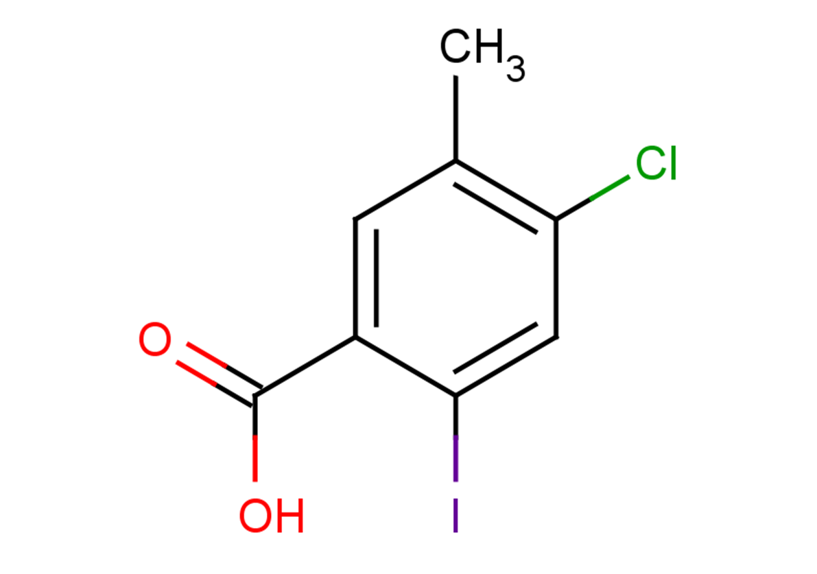 4-chloro-2-iodo-5-methylbenzoic acid