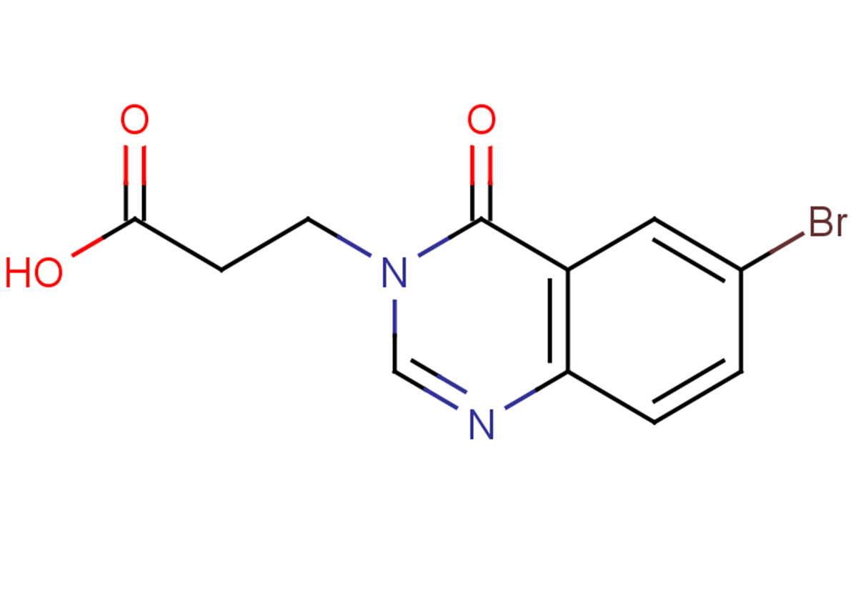 3-(6-bromo-4-oxo-3,4-dihydroquinazolin-3-yl)propanoic acid