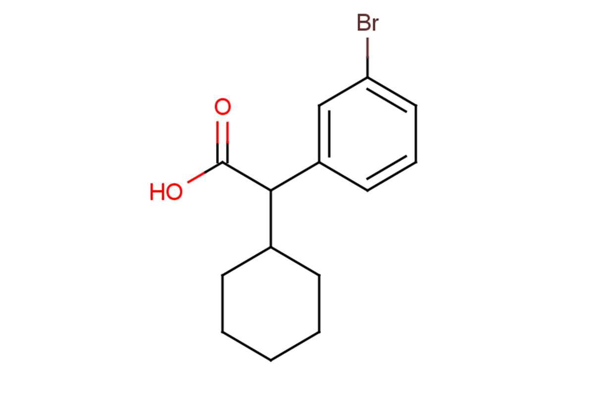 2-(3-bromophenyl)-2-cyclohexylacetic acid