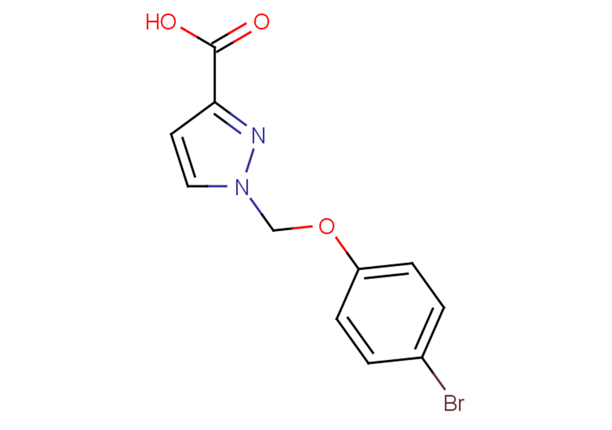 1-(4-bromophenoxymethyl)-1H-pyrazole-3-carboxylic acid