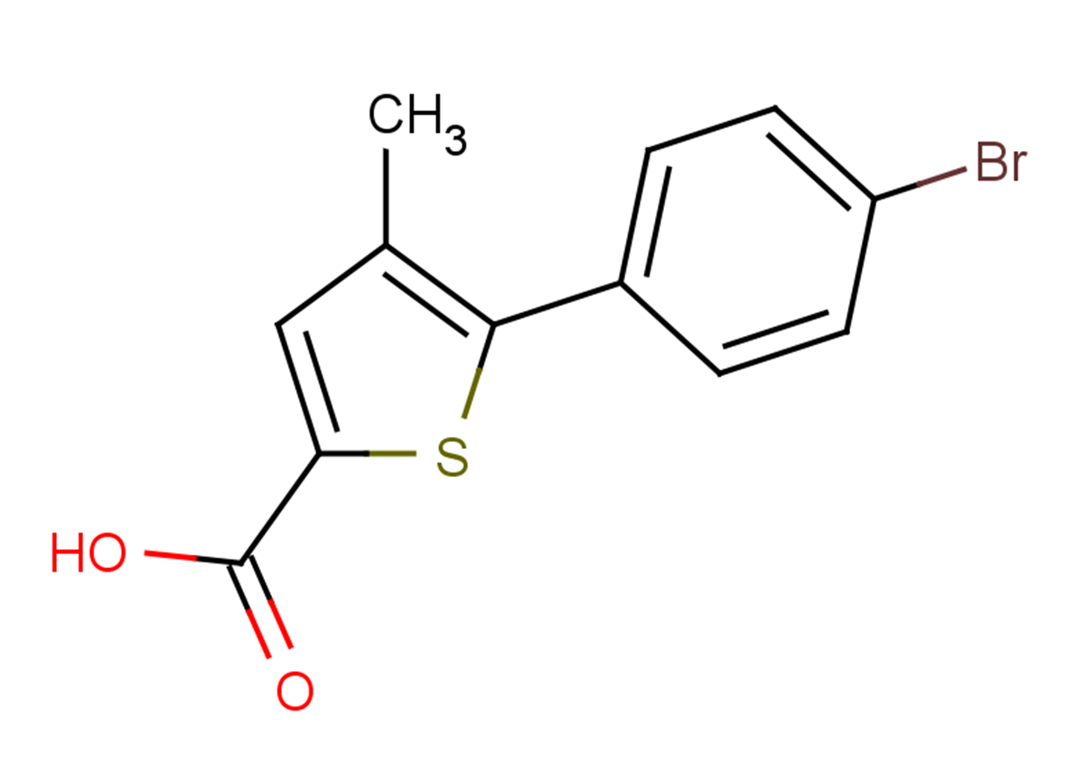 5-(4-bromophenyl)-4-methylthiophene-2-carboxylic acid