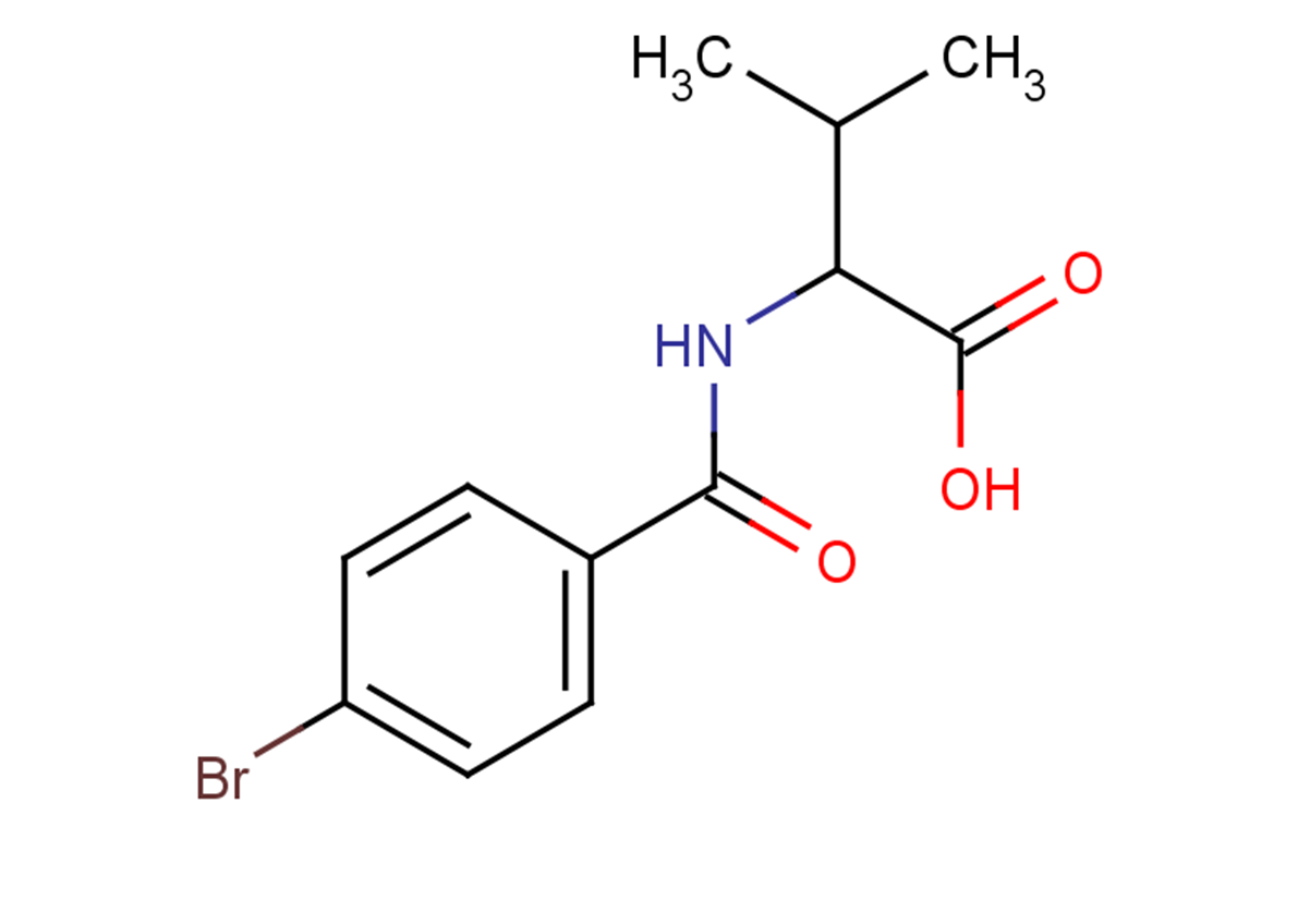 2-[(4-bromophenyl)formamido]-3-methylbutanoic acid