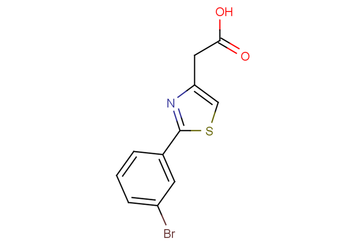 2-[2-(3-bromophenyl)-1,3-thiazol-4-yl]acetic acid