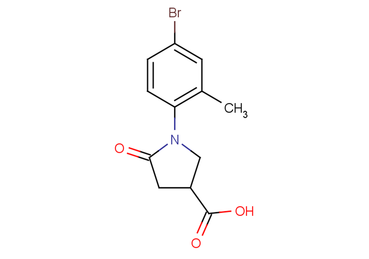 1-(4-bromo-2-methylphenyl)-5-oxopyrrolidine-3-carboxylic acid