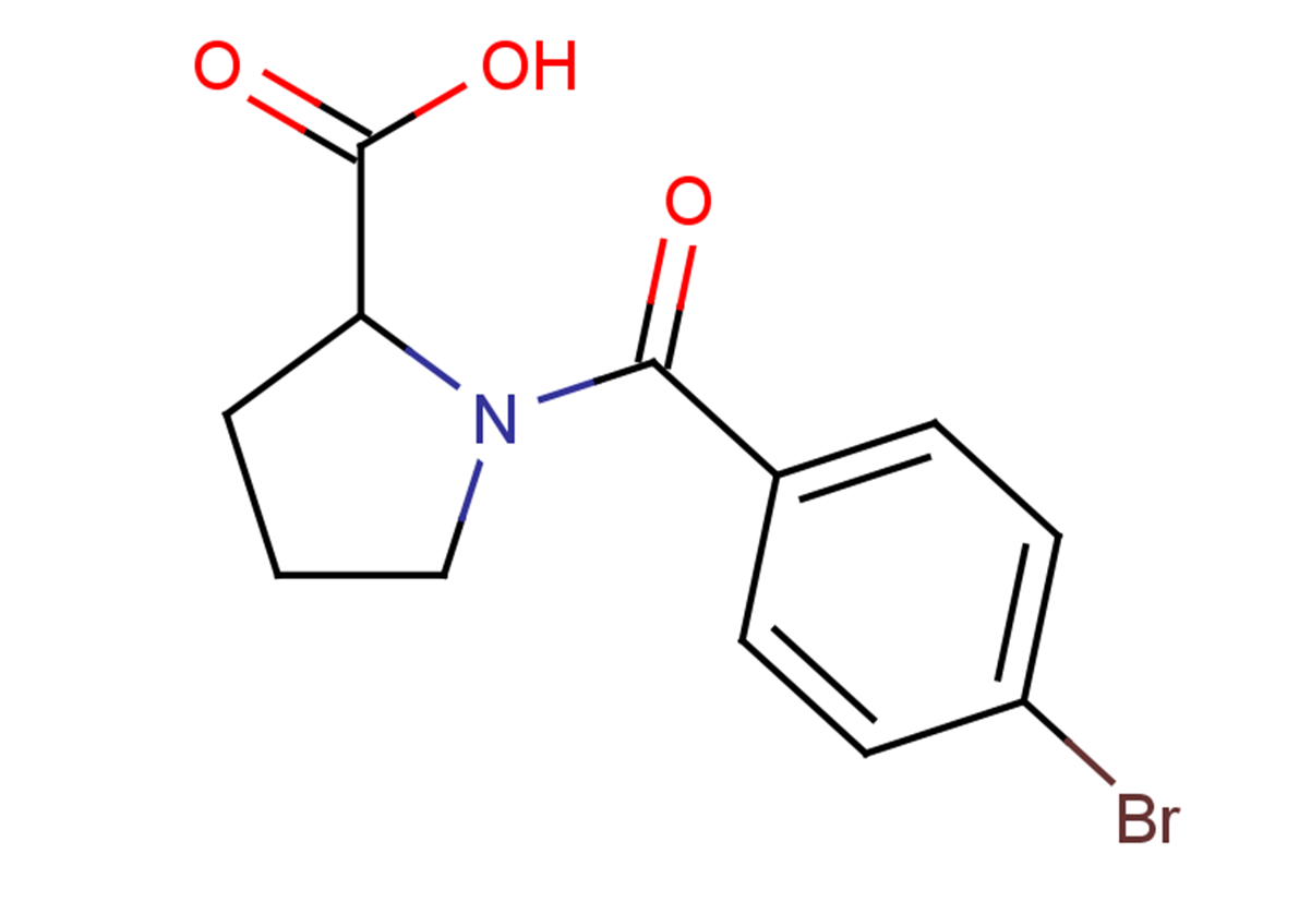 1-[(4-bromophenyl)carbonyl]pyrrolidine-2-carboxylic acid