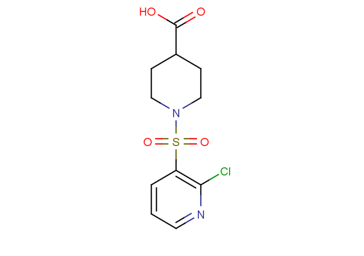 1-(2-chloropyridine-3-sulfonyl)piperidine-4-carboxylic acid