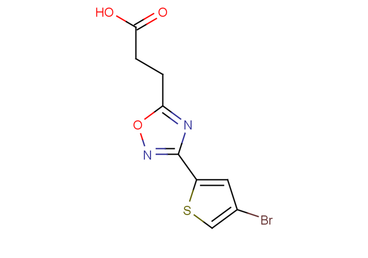 3-[3-(4-bromothiophen-2-yl)-1,2,4-oxadiazol-5-yl]propanoic acid