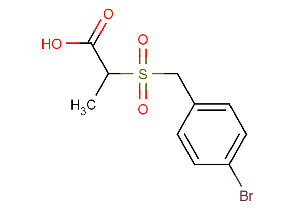 2-{[(4-bromophenyl)methane]sulfonyl}propanoic acid