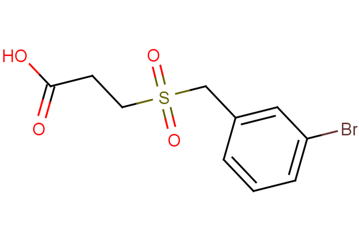 3-{[(3-bromophenyl)methane]sulfonyl}propanoic acid
