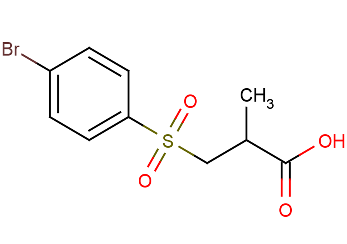 3-[(4-bromobenzene)sulfonyl]-2-methylpropanoic acid