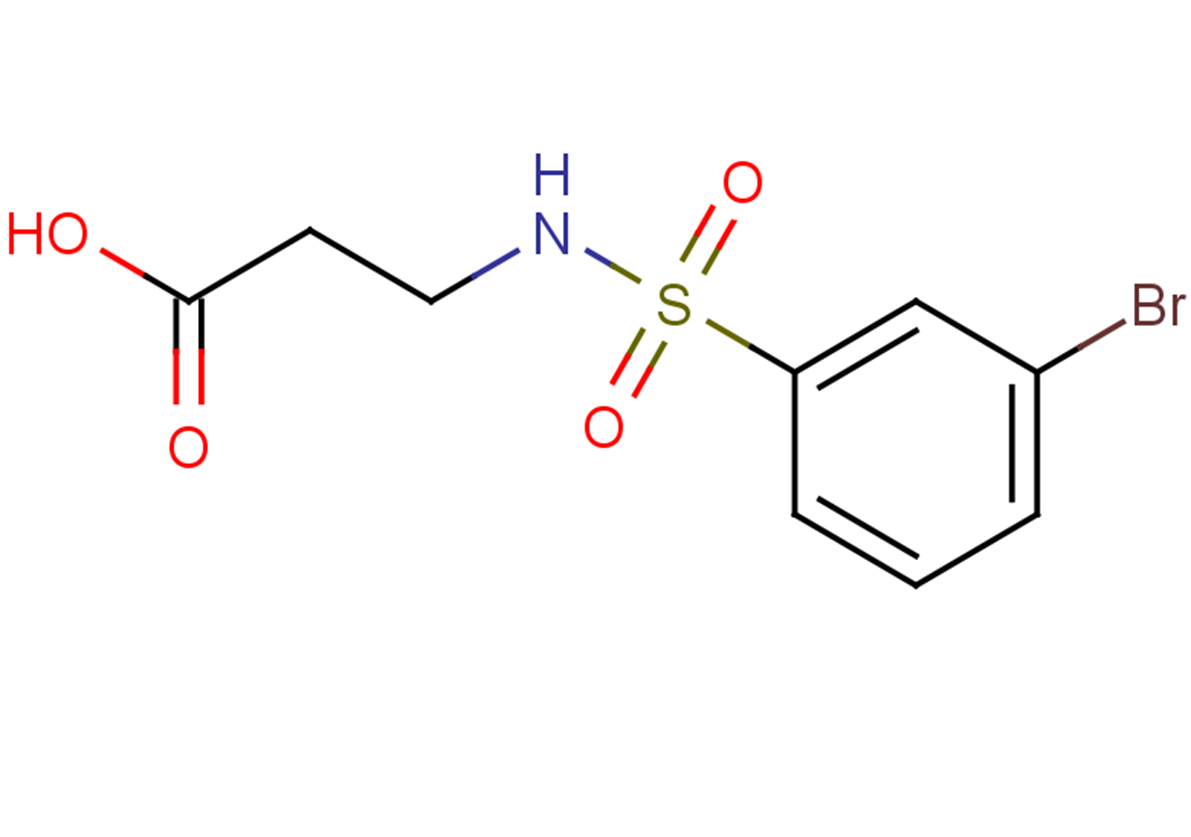 3-[(3-bromobenzene)sulfonamido]propanoic acid