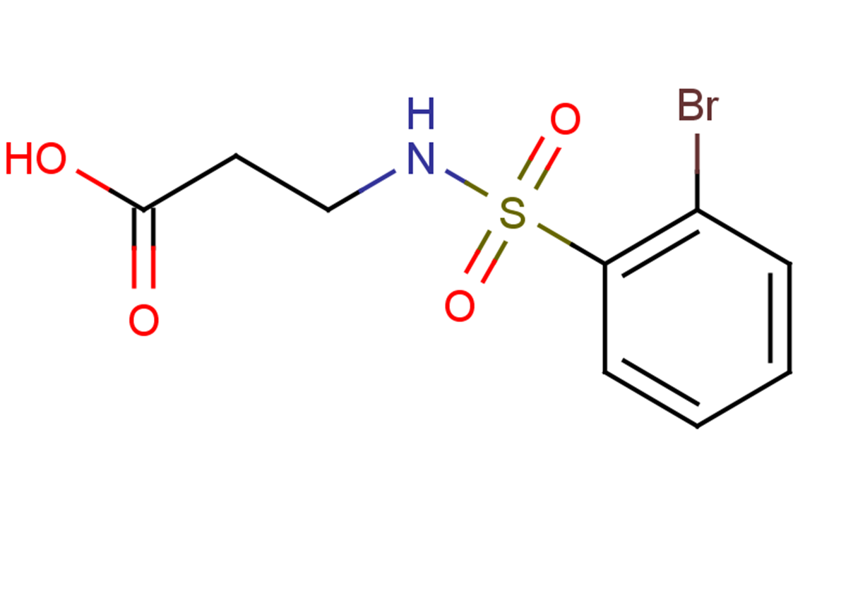3-[(2-bromobenzene)sulfonamido]propanoic acid