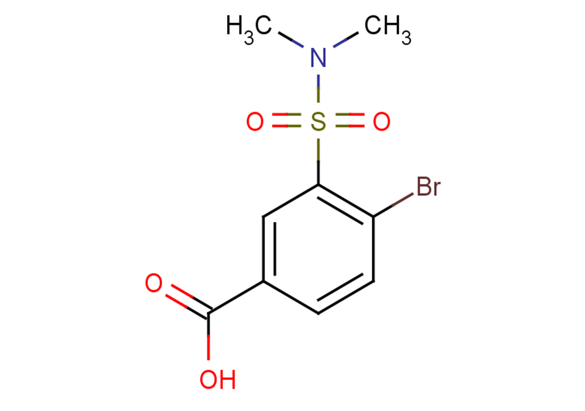 4-bromo-3-(dimethylsulfamoyl)benzoic acid