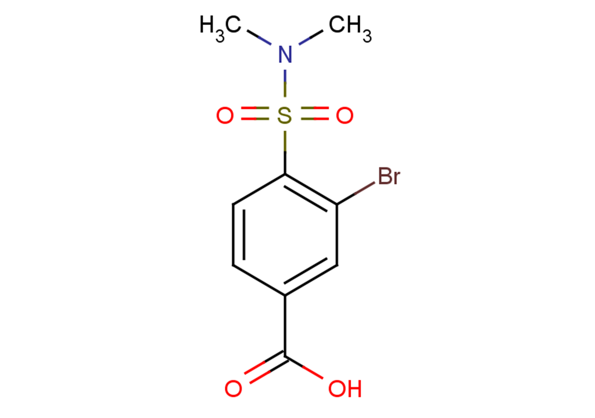 3-bromo-4-(dimethylsulfamoyl)benzoic acid