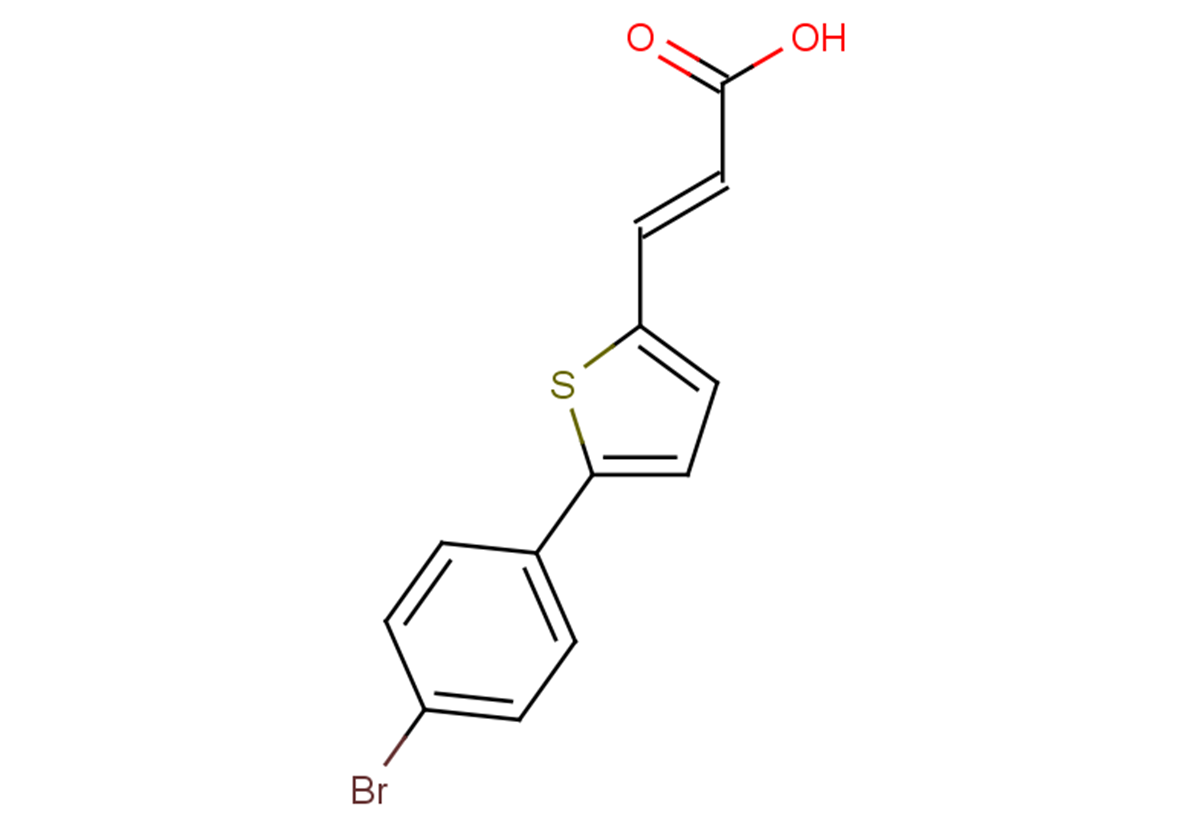 (2E)-3-[5-(4-bromophenyl)thiophen-2-yl]prop-2-enoic acid