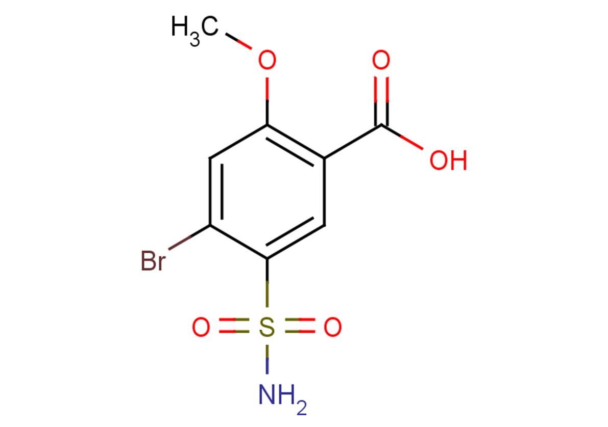4-bromo-2-methoxy-5-sulfamoylbenzoic acid