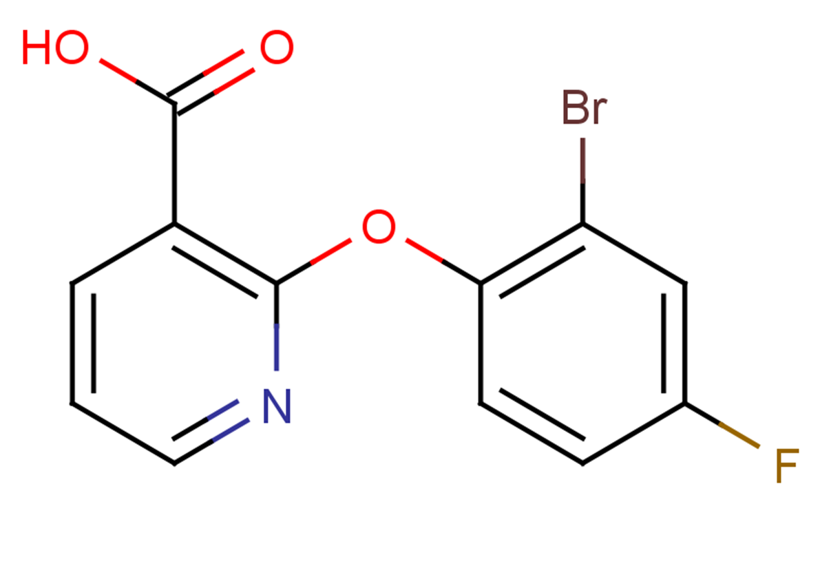 2-(2-bromo-4-fluorophenoxy)pyridine-3-carboxylic acid