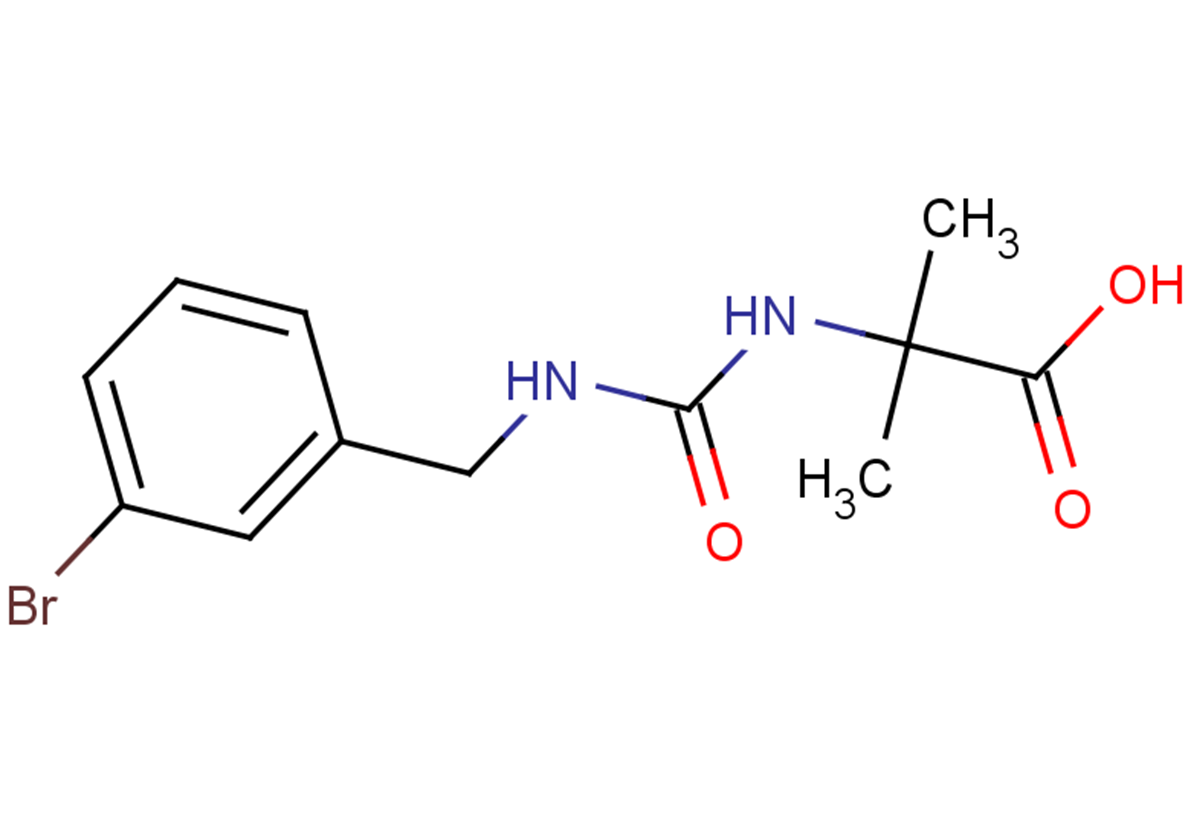2-({[(3-bromophenyl)methyl]carbamoyl}amino)-2-methylpropanoic acid