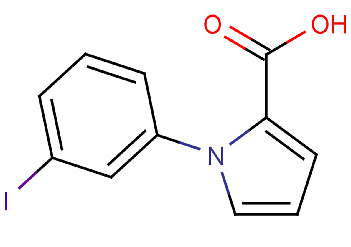 1-(3-iodophenyl)-1H-pyrrole-2-carboxylic acid