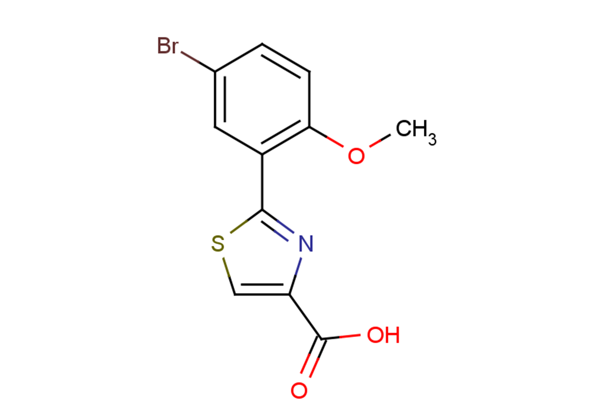 2-(5-bromo-2-methoxyphenyl)-1,3-thiazole-4-carboxylic acid