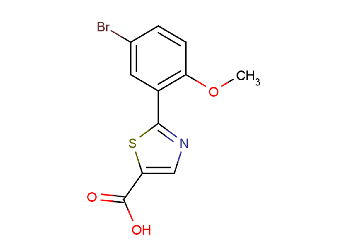 2-(5-bromo-2-methoxyphenyl)-1,3-thiazole-5-carboxylic acid