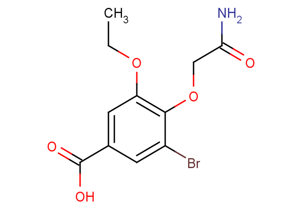 3-bromo-4-(carbamoylmethoxy)-5-ethoxybenzoic acid