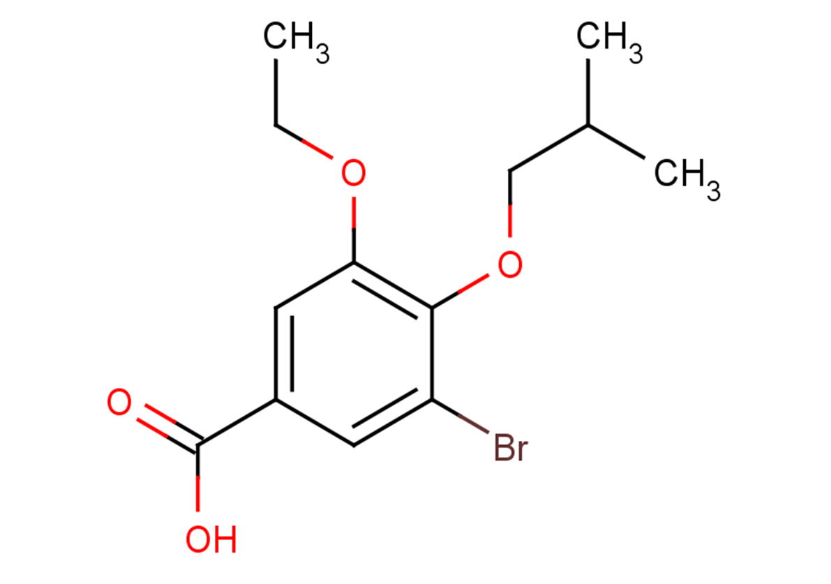 3-bromo-5-ethoxy-4-(2-methylpropoxy)benzoic acid