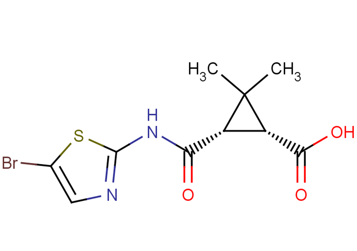 (1R,3S)-3-[(5-bromo-1,3-thiazol-2-yl)carbamoyl]-2,2-dimethylcyclopropane-1-carboxylic acid