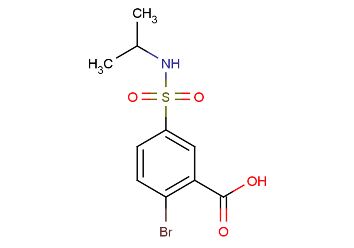 2-bromo-5-[(propan-2-yl)sulfamoyl]benzoic acid