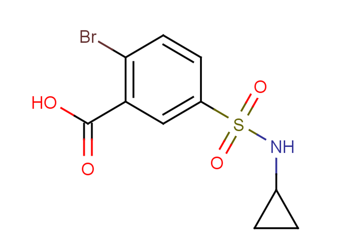 2-bromo-5-(cyclopropylsulfamoyl)benzoic acid
