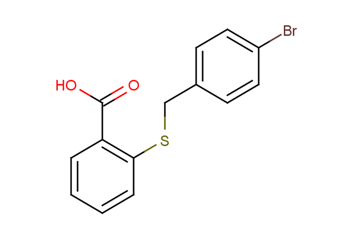 2-{[(4-bromophenyl)methyl]sulfanyl}benzoic acid