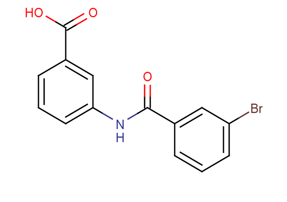 3-[(3-bromobenzene)amido]benzoic acid