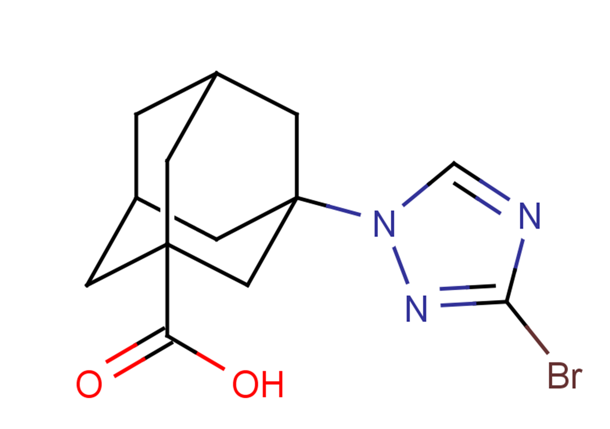 3-(3-bromo-1H-1,2,4-triazol-1-yl)adamantane-1-carboxylic acid