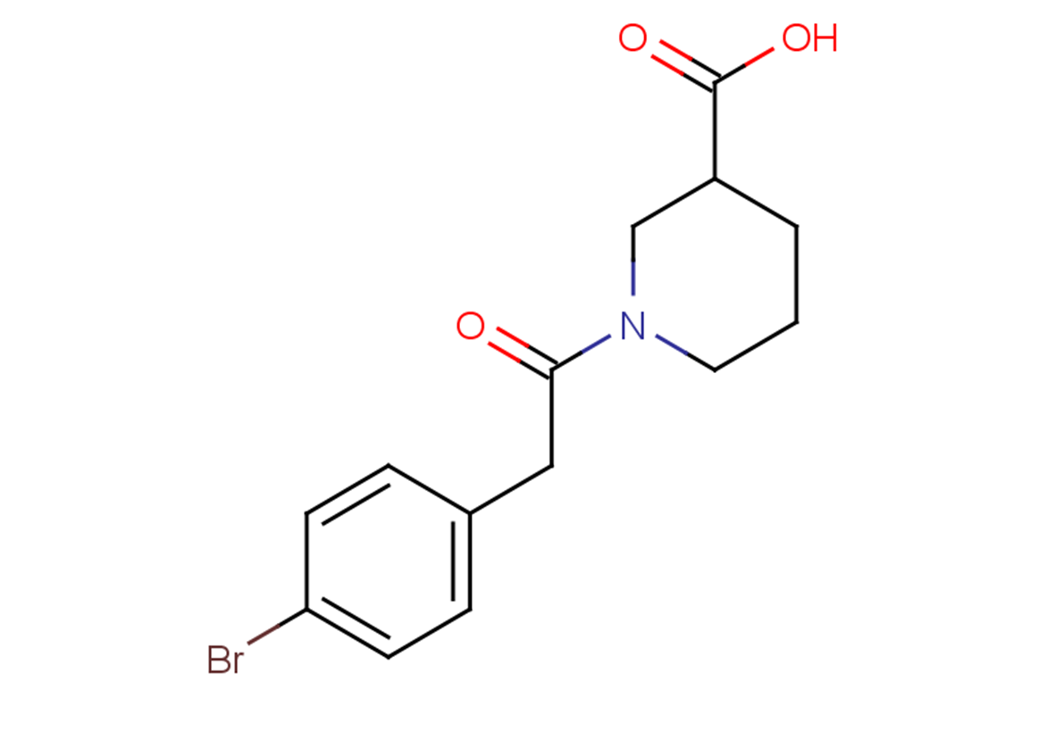 1-[2-(4-bromophenyl)acetyl]piperidine-3-carboxylic acid