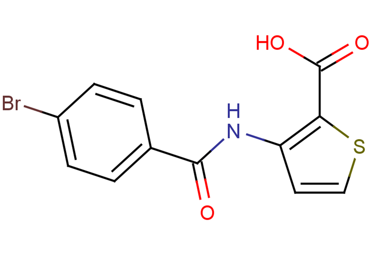3-[(4-bromobenzene)amido]thiophene-2-carboxylic acid