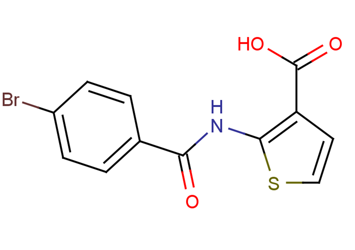 2-[(4-bromobenzene)amido]thiophene-3-carboxylic acid