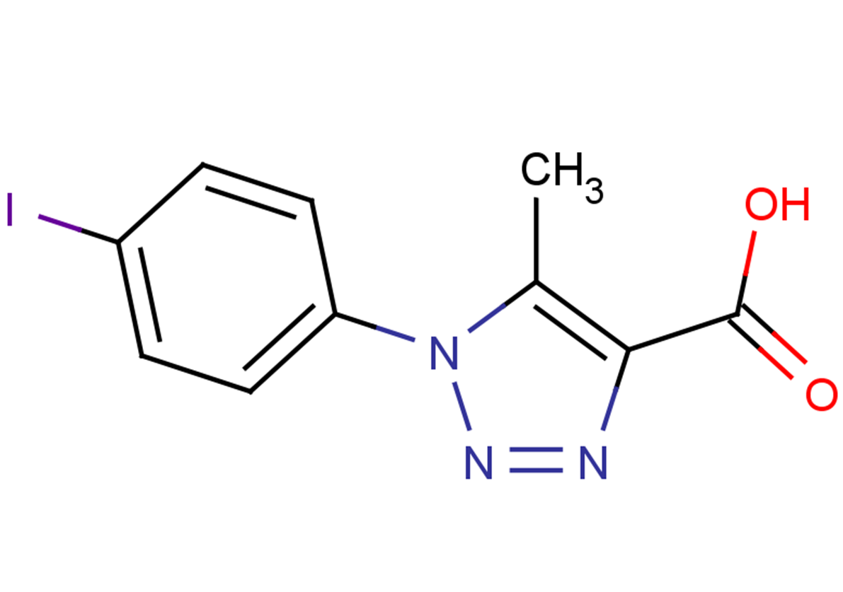 1-(4-iodophenyl)-5-methyl-1H-1,2,3-triazole-4-carboxylic acid