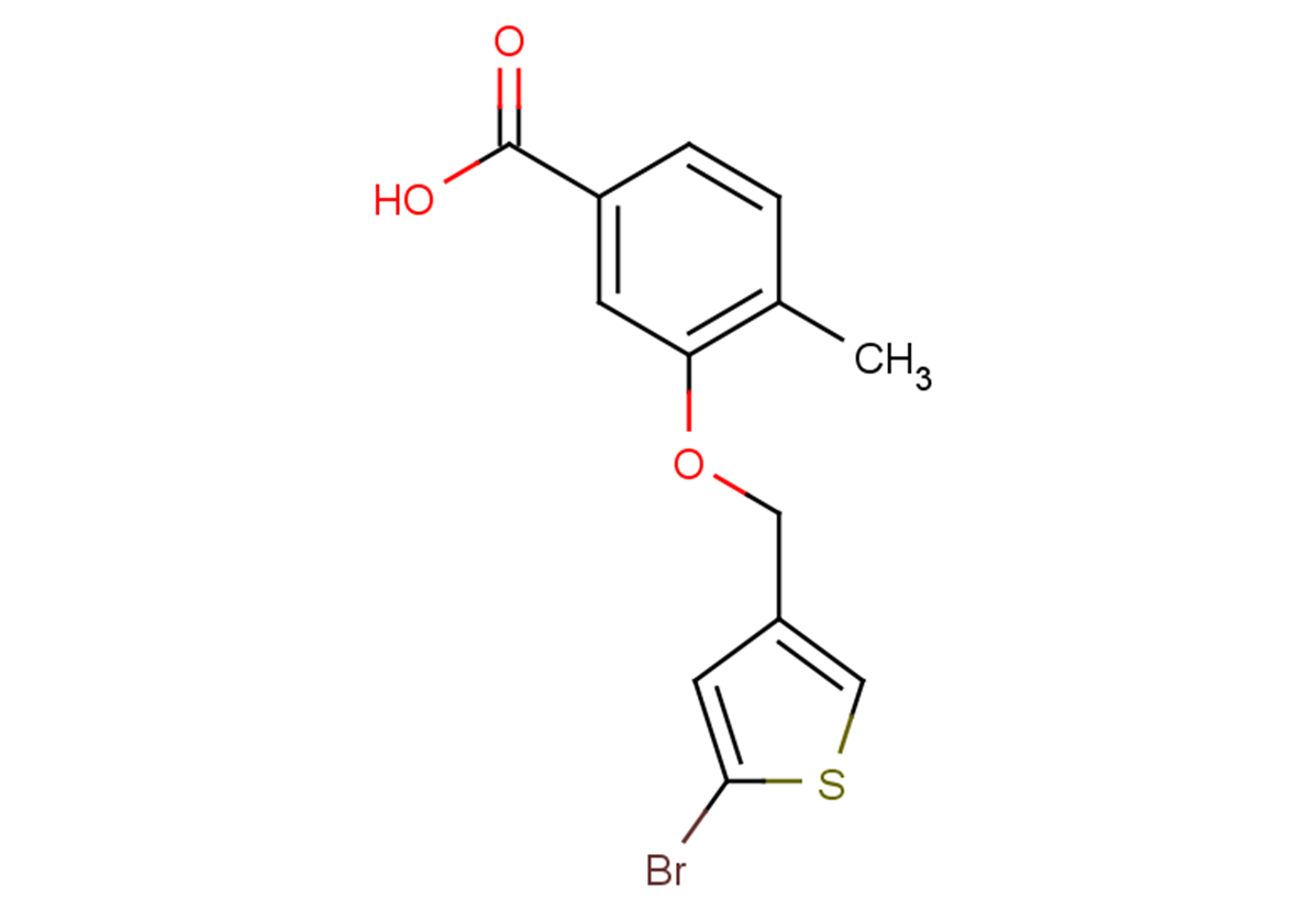 3-[(5-bromothiophen-3-yl)methoxy]-4-methylbenzoic acid