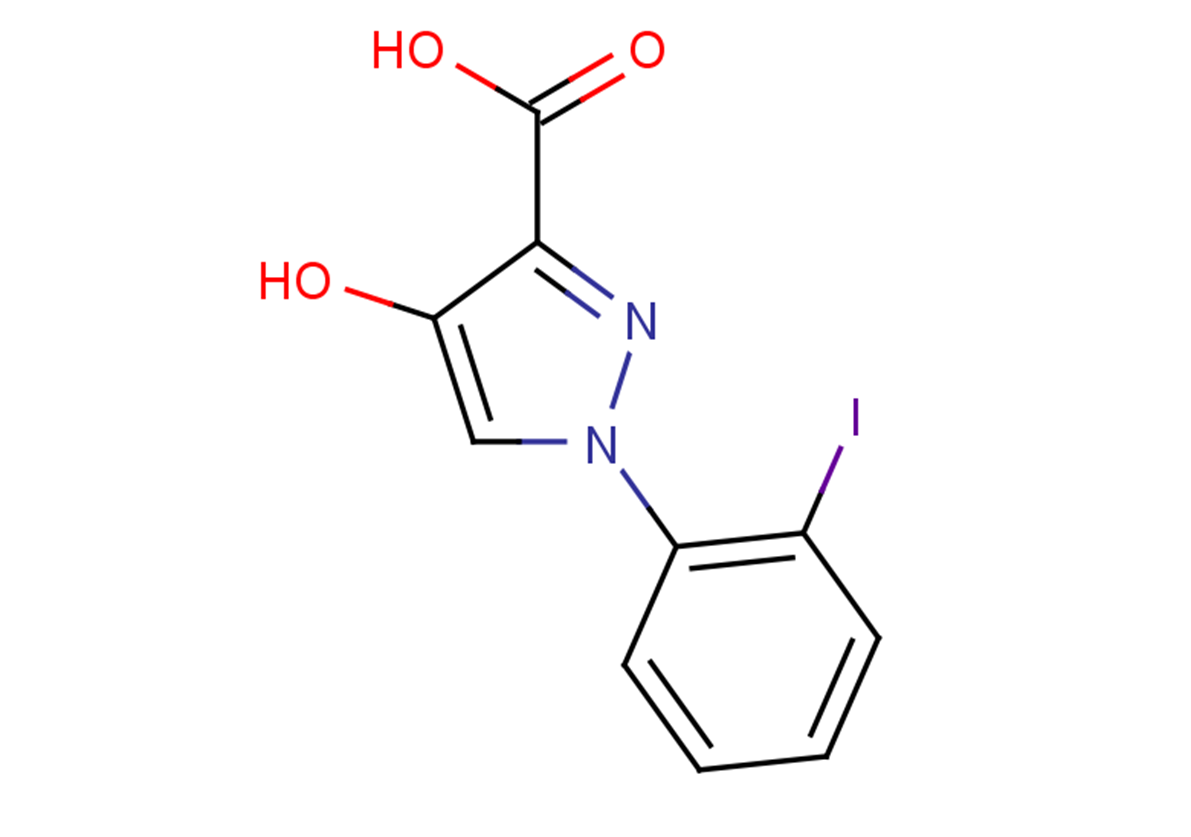 4-hydroxy-1-(2-iodophenyl)-1H-pyrazole-3-carboxylic acid