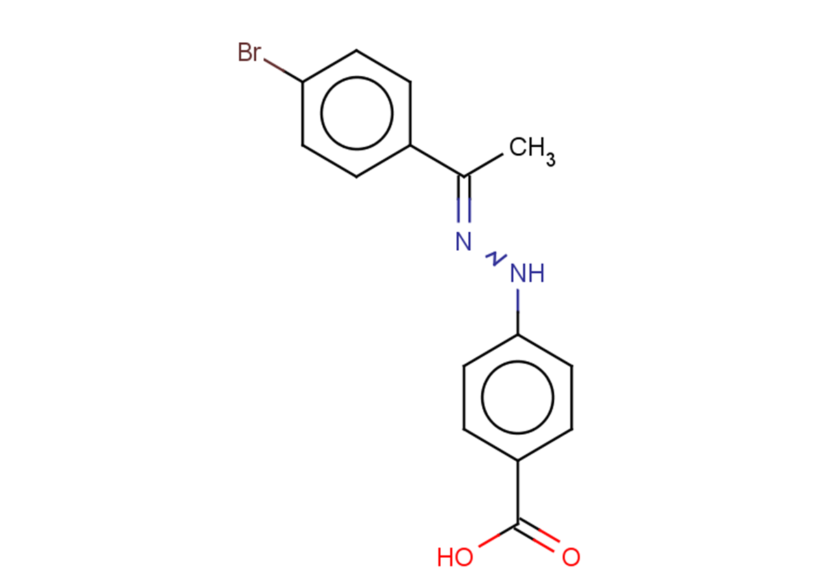 4-{2-[1-(4-bromophenyl)ethylidene]hydrazin-1-yl}benzoic acid