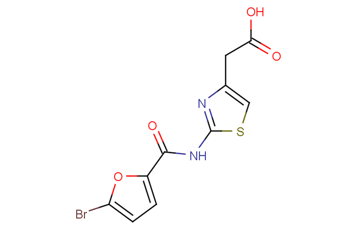 2-[2-(5-bromofuran-2-amido)-1,3-thiazol-4-yl]acetic acid