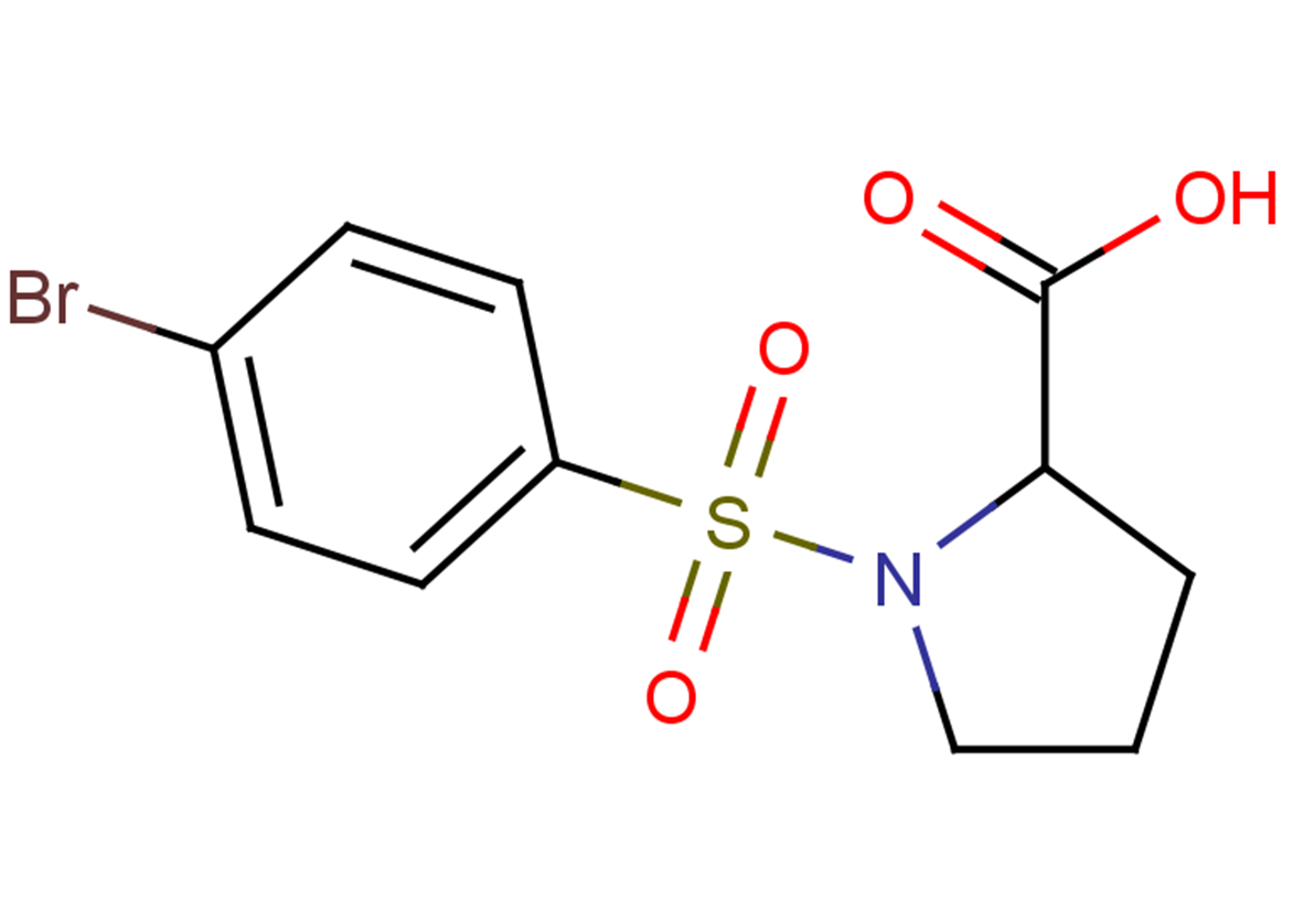 1-[(4-bromobenzene)sulfonyl]pyrrolidine-2-carboxylic acid
