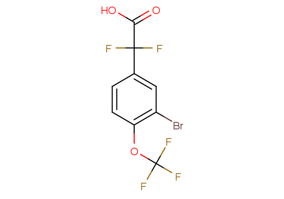 2-[3-bromo-4-(trifluoromethoxy)phenyl]-2,2-difluoroacetic acid