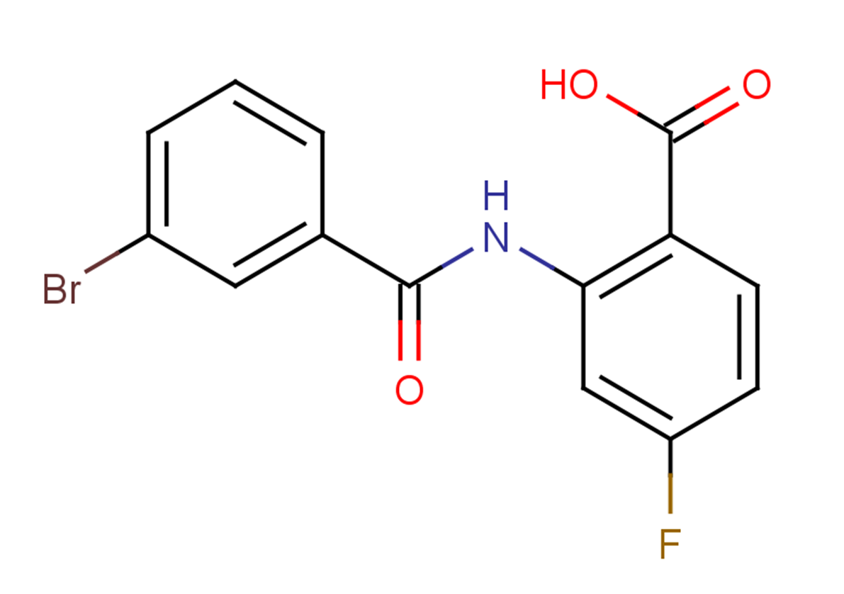 2-[(3-bromobenzene)amido]-4-fluorobenzoic acid