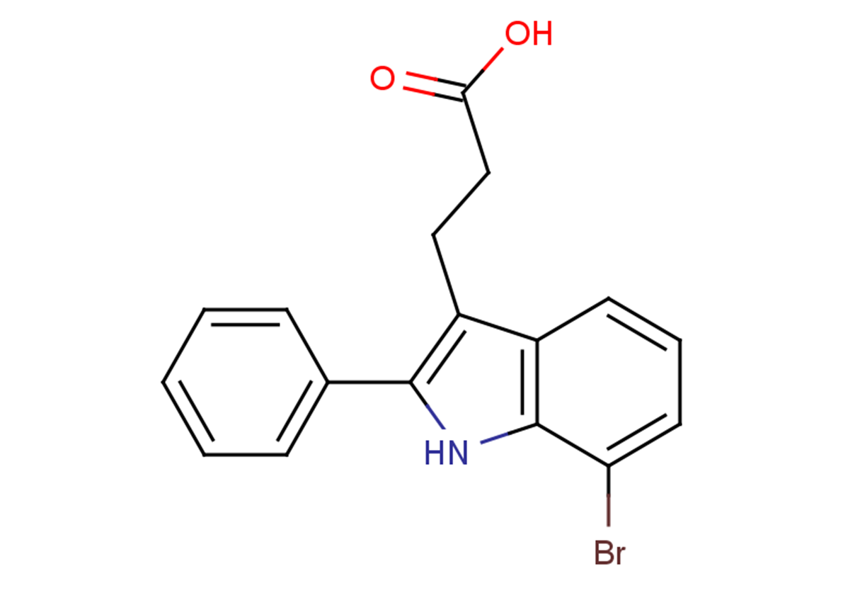 3-(7-bromo-2-phenyl-1H-indol-3-yl)propanoic acid