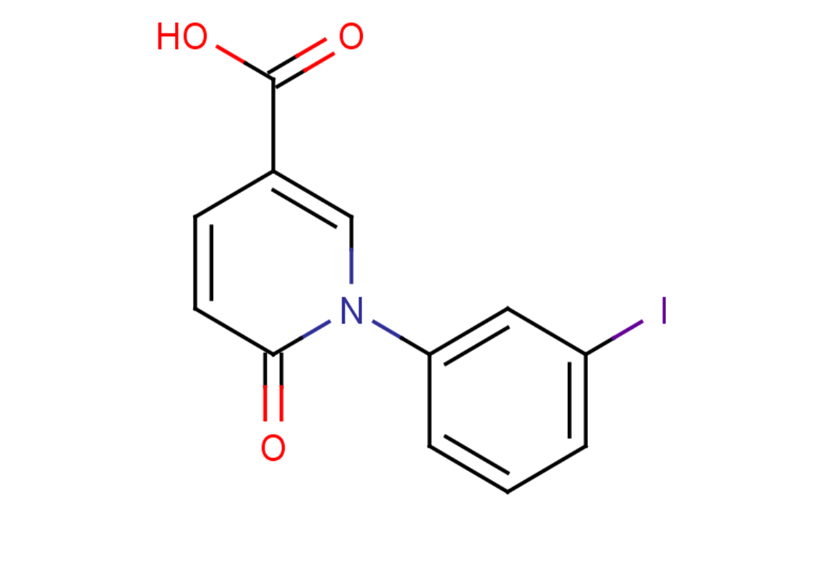 1-(3-iodophenyl)-6-oxo-1,6-dihydropyridine-3-carboxylic acid